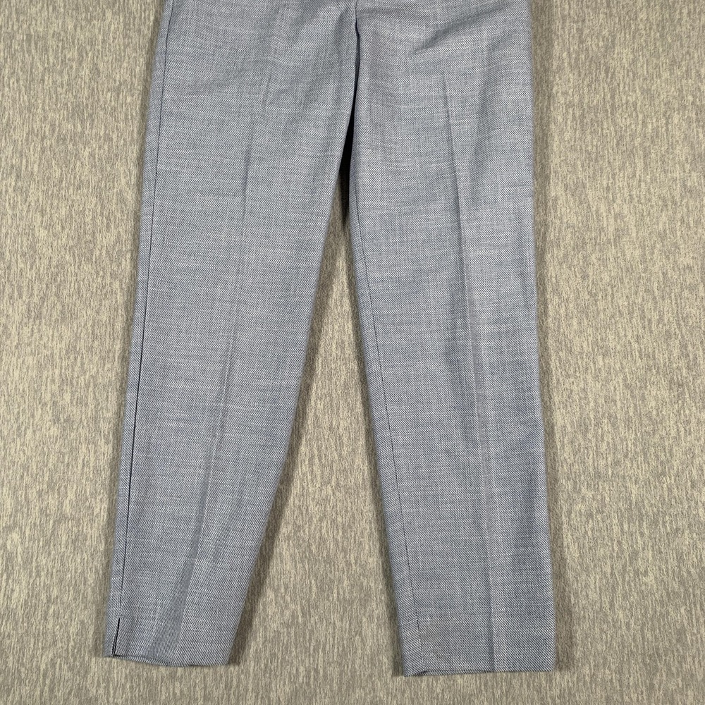 Talbots Pants Womens 2P Petite Light Blue Hampshire Ankle Pant Textured Office - Picture 3 of 12